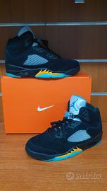 jordan 5 aqua azzurre