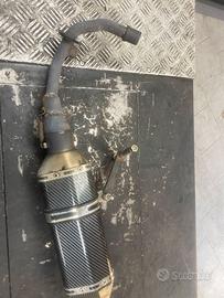 Marmitta  modificata per piaggio liberty  50 4t