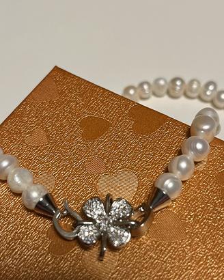 Collana girocollo perle