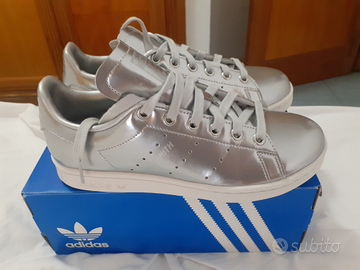 Adidas Stan Smith metallic silver