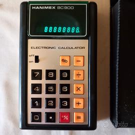 calcolatrice vintage Hanimex BC900