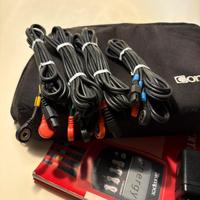 SET COMPEX 4 CAVI  A BOTTONE ALIMENTATORE BORSA