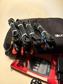 SET COMPEX 4 CAVI  A BOTTONE ALIMENTATORE BORSA