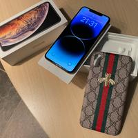 Iphone XS MAX 512 GB color ORO + cover GUCCI