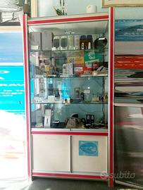 Vetrina casa/negozio/ufficio 204x107 con mobiletto