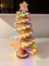 Albero di natale artigianale in legno