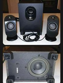 Diffusori subwoofer logitech dolby surround x-210 