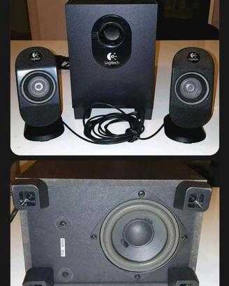 Diffusori subwoofer logitech dolby surround x-210 