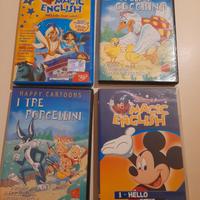 4 DVD cartoni animati