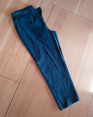 Pantaloni donna blu taglia 46