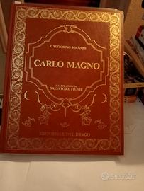 F.V. Joannes: Carlo Magno + stampa Salvatore Fiume
