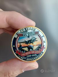 Moneta commemorativa Top Gun 40th Anniversario