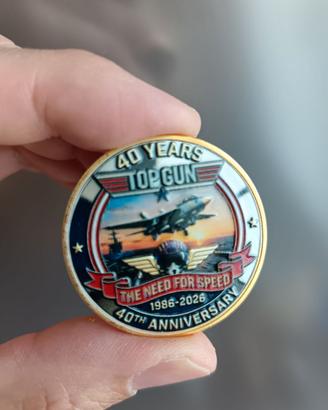 Moneta commemorativa Top Gun 40th Anniversario