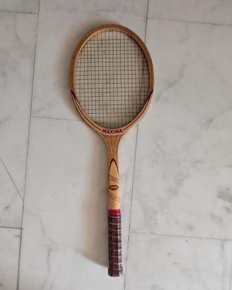 Racchetta da Tennis Vintage in Legno - Maxima De L