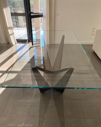 Tavolo vetro cattelan skorpio EXTRA LUCE