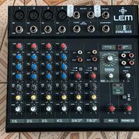 Mixer LEM MX8FX Stereo Mixer GENERALMUSIC 8 canali