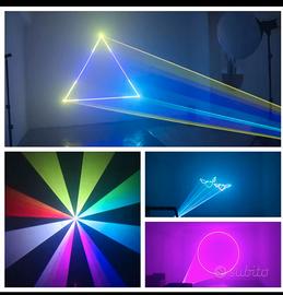 Laser RGB  10.000mW Full-color scenografico 