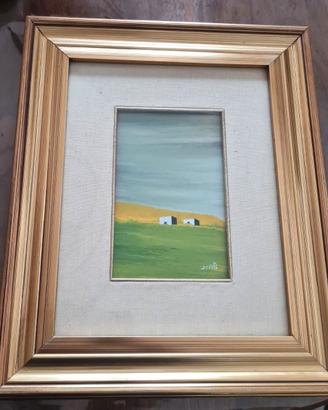 Quadro  pittore DEVOTI  olio su cartone