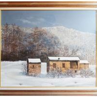 Sergio ANDREOLI - paesaggio innevato 100x80