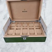 Rolex Box Scatola 10 Slot Orologi Box Logo Display