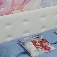 TESTIERA DHOME bianca imbottita in similpellemarca