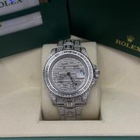 Rolex Gmt Master II 116710LN FULL ICE DIAMOND