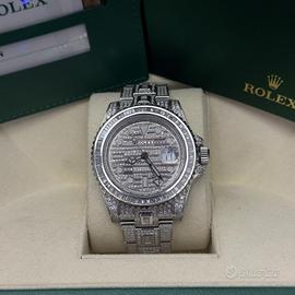Rolex Gmt Master II 116710LN FULL ICE DIAMOND