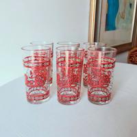 Set 6 bicchieri vintage Pepsi-Cola pubblicitari