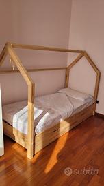 Letto a capanna Mon Lit Cabane+cassettone 2°letto