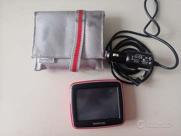 Tom Tom start rosso con supporto - NUOVO