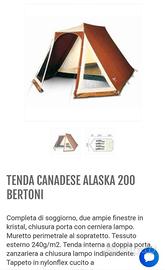 Tenda Bertoni modello Alaska