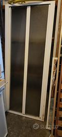 Lato Box Doccia Scorrevole 70cm Vetro/Plastica