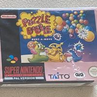 Puzzle bubble bust a move - super nintendo