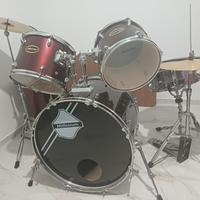 Batteria Millennium Focus 18 Drum Set Red