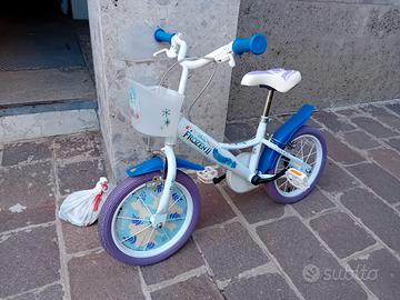 Bicicletta DISNEY FROZEN 12" con Rotelle