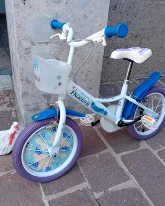 Bicicletta DISNEY FROZEN 12" con Rotelle