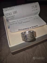 ANELLO TUUM ARGENTO 925 ORIGINALE 