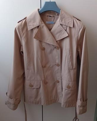 Trench corto beige / Giacca doppiopetto