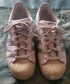 Scarpe Adidas Superstar taglia 39,5 colore bianco