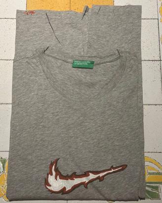 Maglia Nike maniche lunghe personalizzata a mano