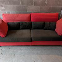 Divano 3 posti, cyclette e materassi