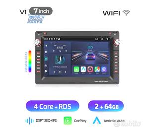 RADIO GPS ANDROID 14 PER SEAT SKODA VOLKSWAGEN VW 
