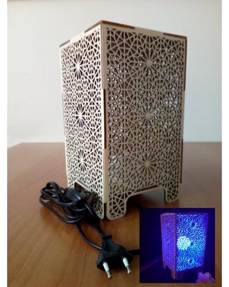 Lampada Tavolo Zen - Design Arabo - Intaglio Laser