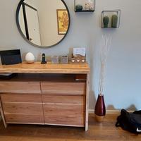 credenza in legno di quercia