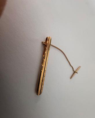 Fermacravatta in Oro Giallo 18 k Vicenza ( 295VI )