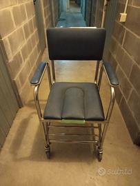 Sedia comoda wc per anziani