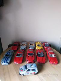 11 auto Bburago 1:43