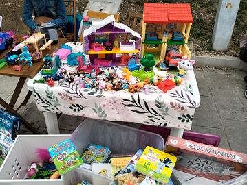 giochi peluches e libri