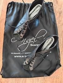 scarpa da ballo stringata tacco 3,5