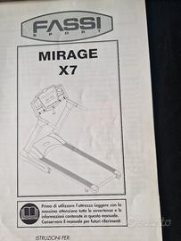 Tapis Roulant  Fassi "Mirage X7"
